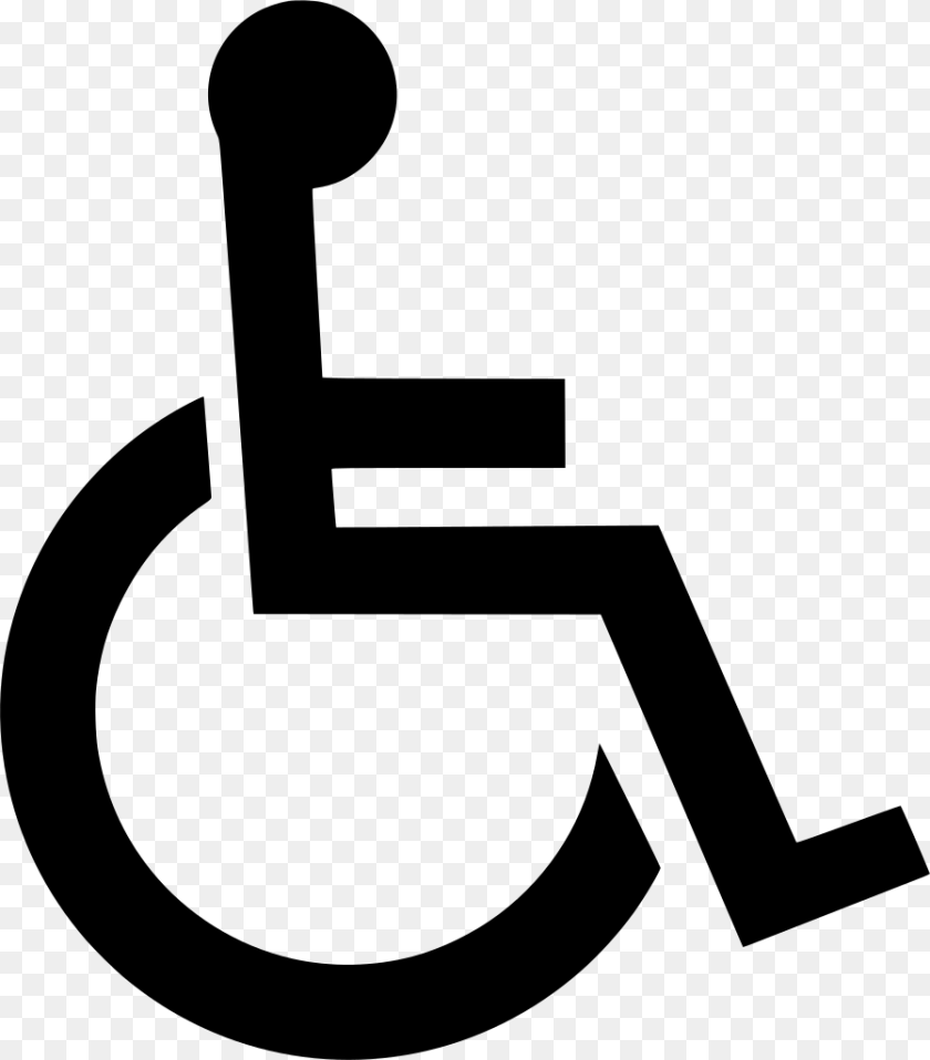 Disabled, Gray Sticker PNG