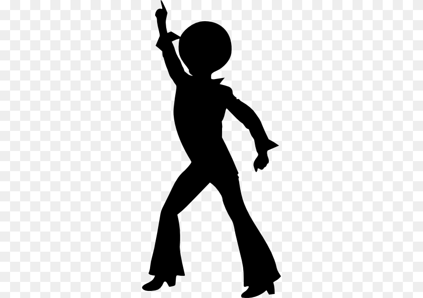 Disco Dance Baby, Person, Silhouette, Stencil Clipart PNG