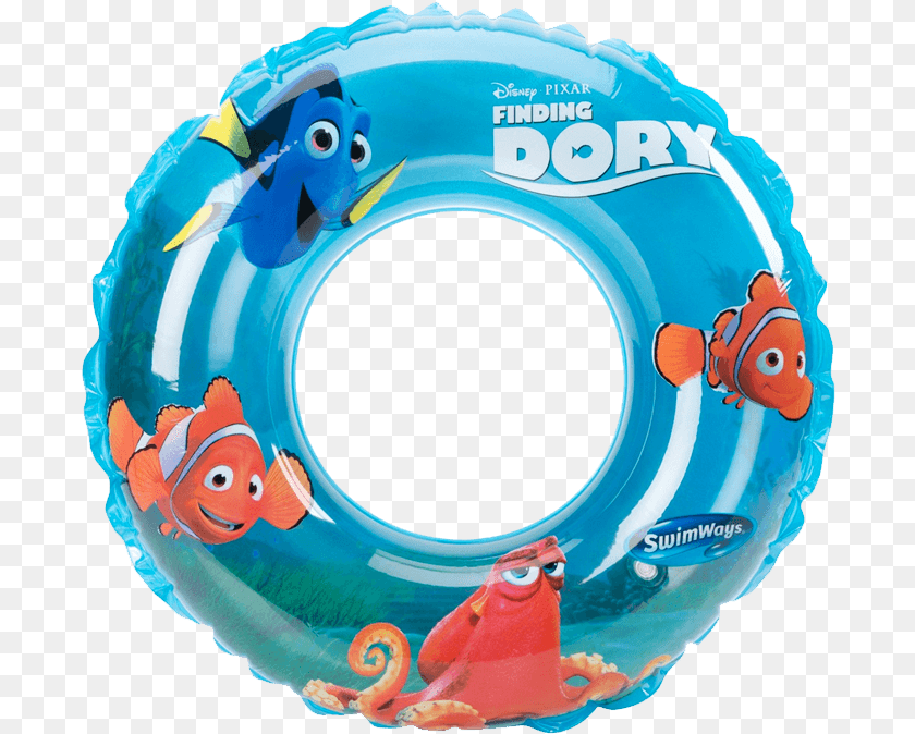 Discontinued Disney Characters 3 D Swim Ring Finding Dory, Animal, Fish, Sea Life, Water Sticker PNG