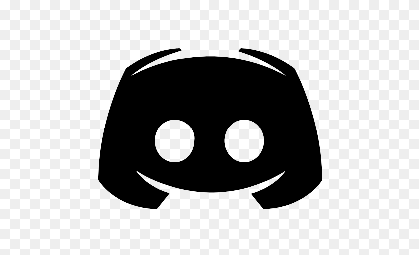 Discord Black Icon, Gray Clipart PNG