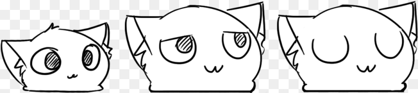 Discord Cat Slime Emojis Cartoon, Stencil, Face, Head, Person PNG