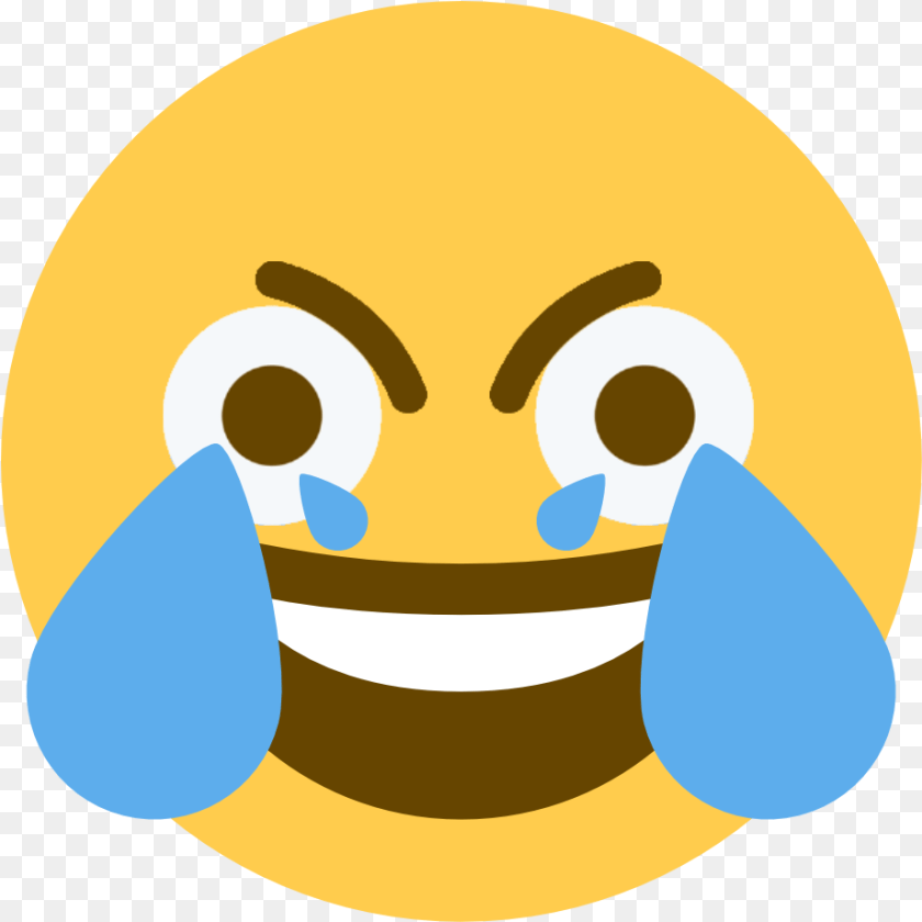 921x921 Discord Emoji Open Eye Crying Laughing Emoji, Plush, Toy, Astronomy, Moon Clipart PNG