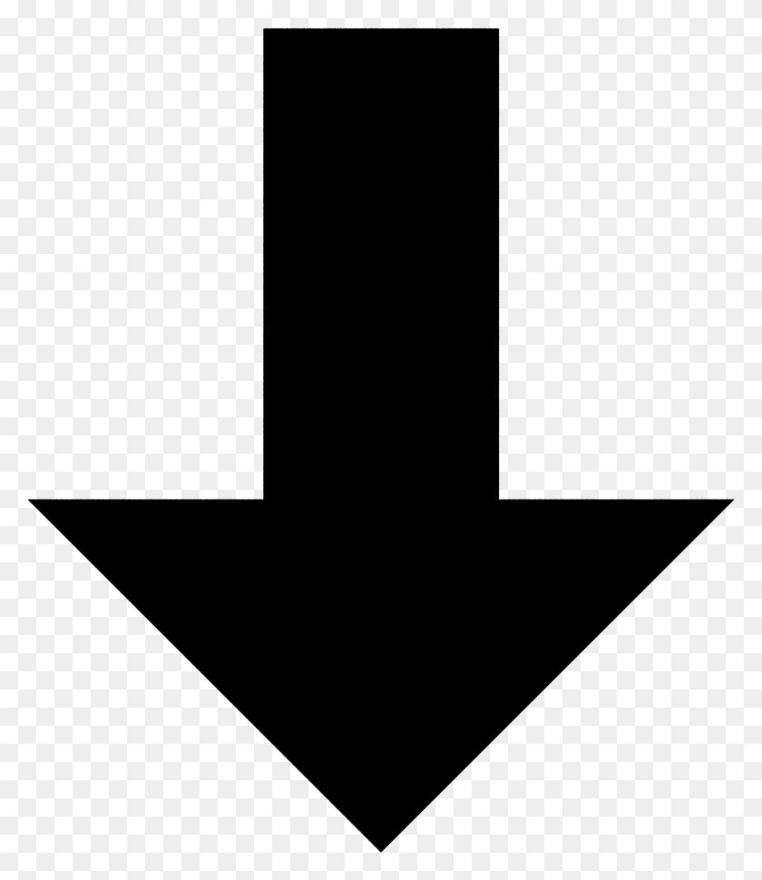 864x1009 Discord How To Underline Thick Black Arrow, Cross, Symbol HD PNG Download