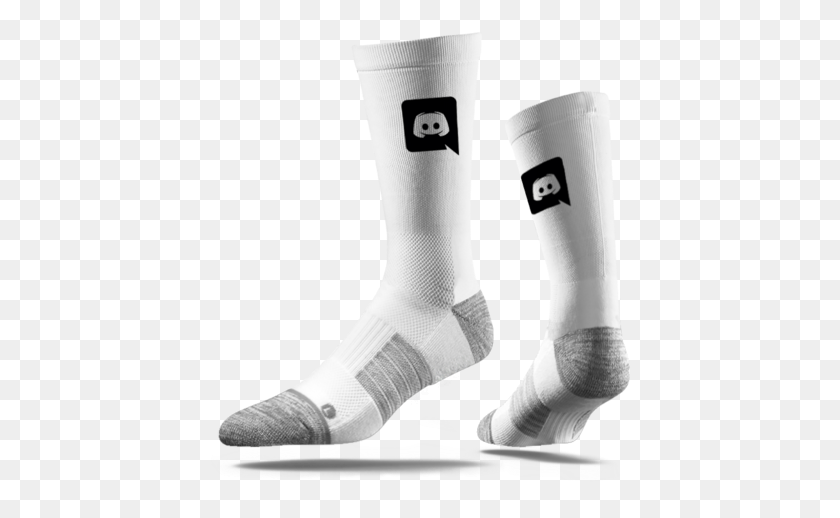 422x458 Discord Logo Socks Sock Sock, Clothing, Apparel, Shoe Descargar Hd Png