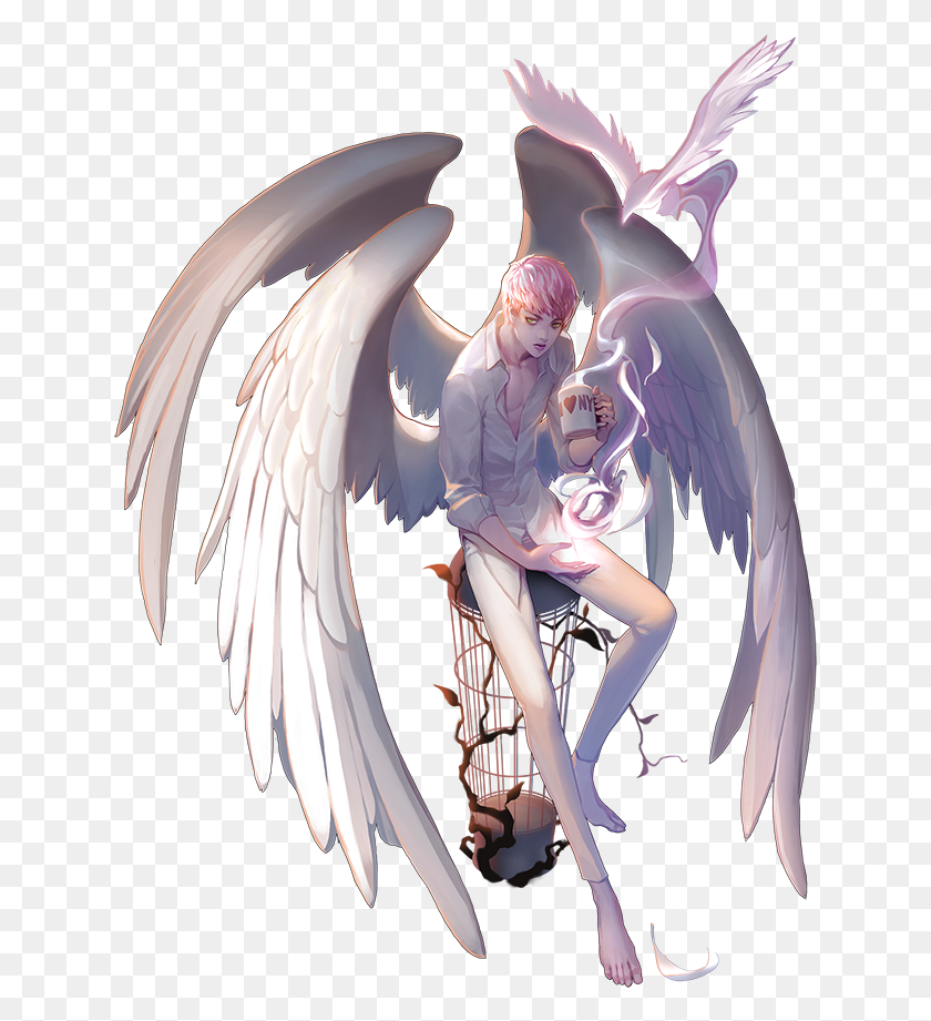 635x861 Discover Ideas About Manga Art, Angel, Archangel HD PNG Download