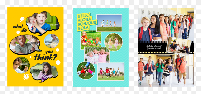 971x416 Discover Ideas About Yearbook Layouts Child, Person, Human, Advertisement HD PNG Download