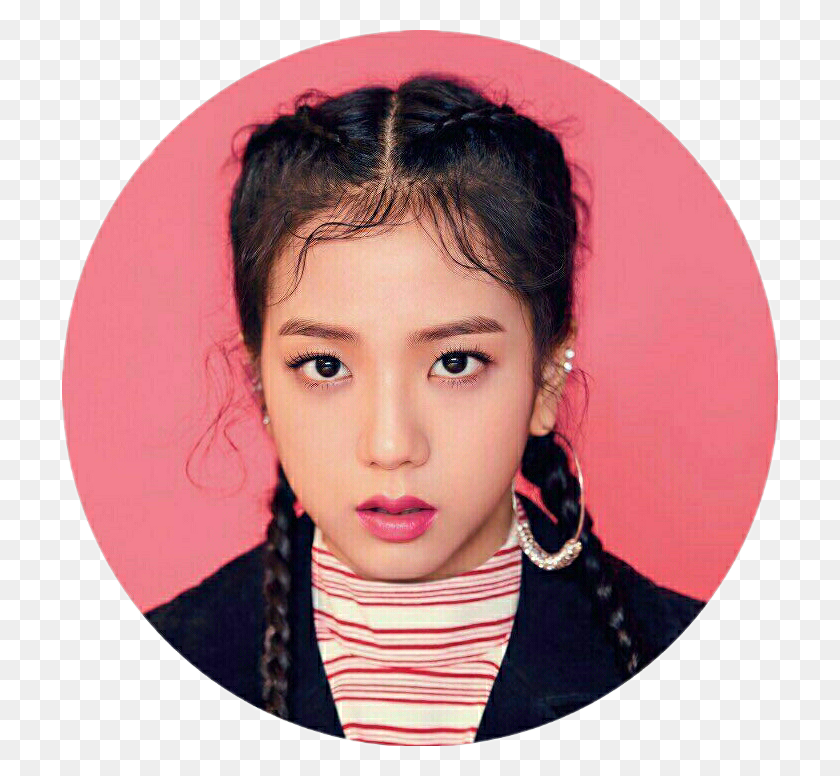 716x716 Discover The Coolest Jisoo Black Pink Sticker, Face, Person, Human HD PNG Download