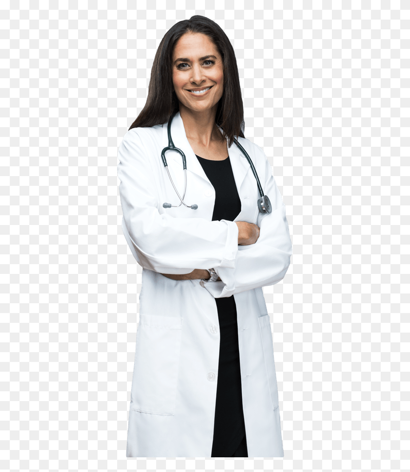 361x905 Discover The Do Difference Dr Adena Leder Do, Clothing, Apparel, Lab Coat HD PNG Download