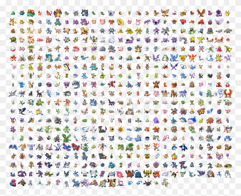 2000x1600 Descargar Png / Todos Los Pokémon Pixel, Texto, Símbolo, Logo Hd Png
