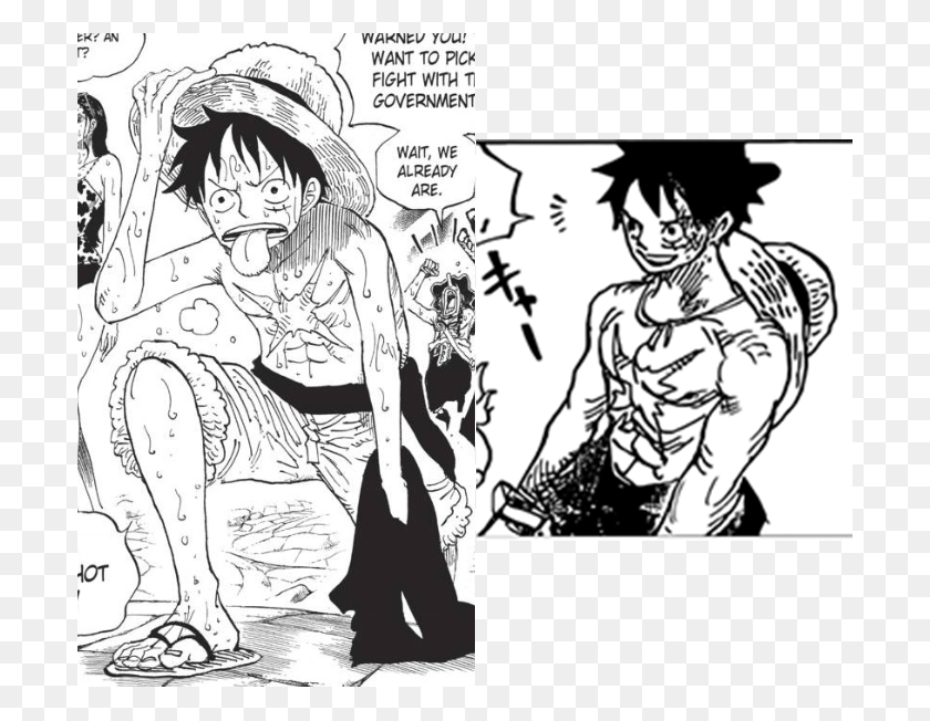 700x592 Discussiondo One Piece Luffy Buff, Manga, Comics, Book HD PNG Download