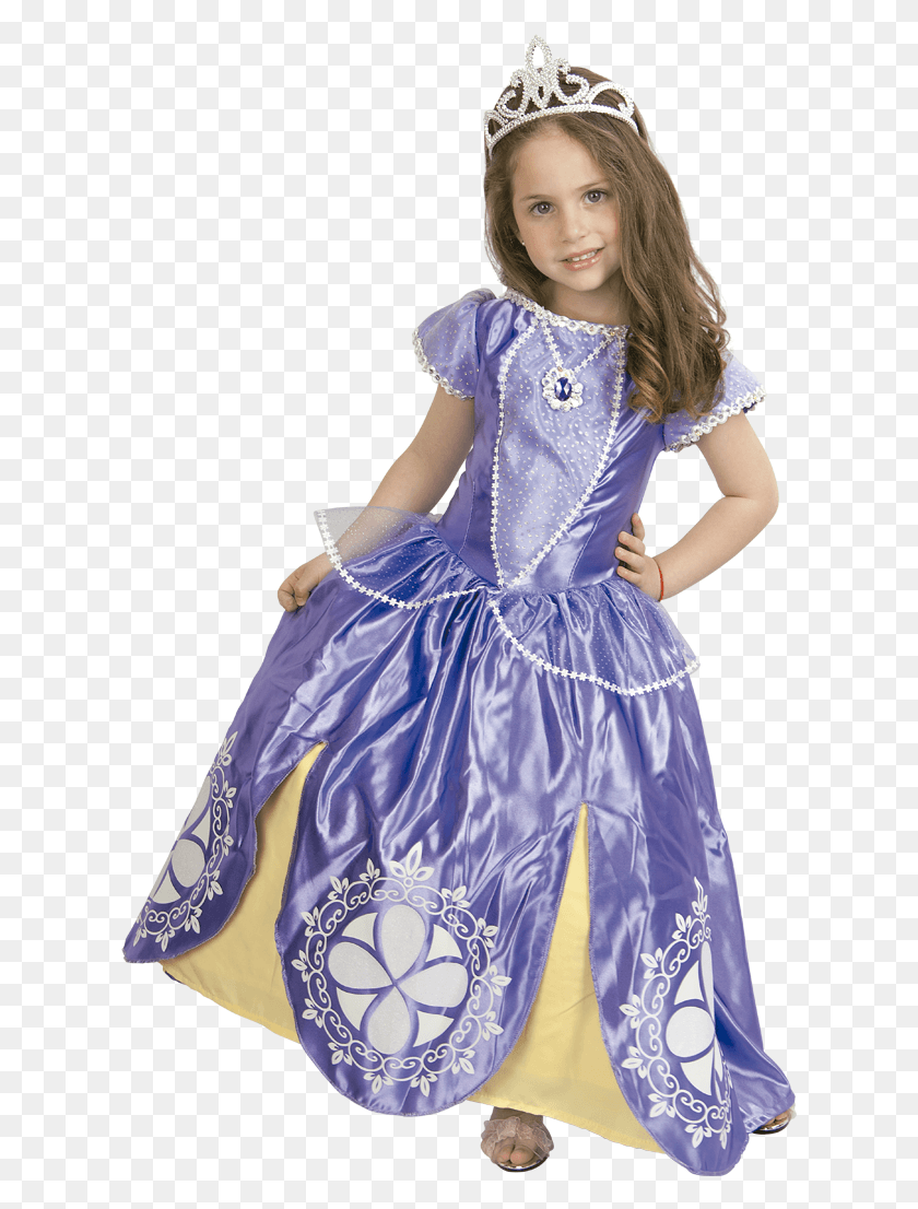 619x1046 Disfraz Princesa Sofia Disfraz De La Princesita Sofa, Clothing, Costume, Female Hd Png