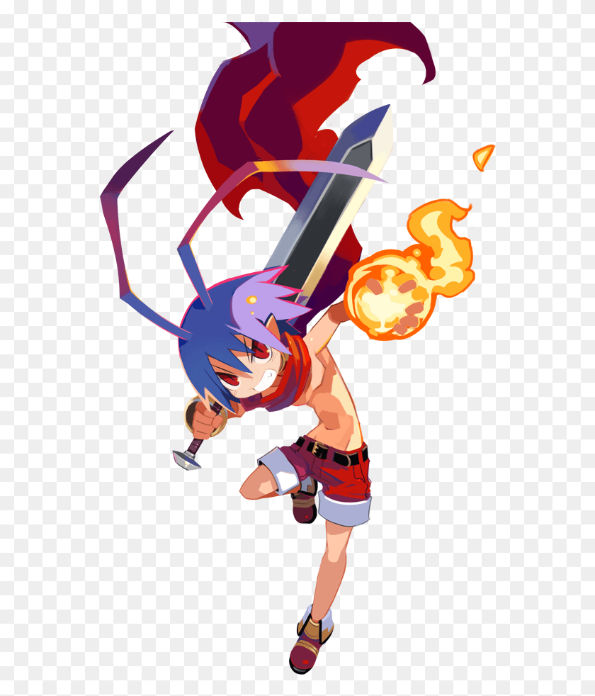 562x922 Disgaea Is A Trademark Or Registered Trademark Of Nippon Refine, Person, Human, Duel HD PNG Download
