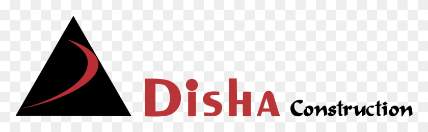 1499x384 Disha Construction Logo, Text, Alphabet, Symbol HD PNG Download