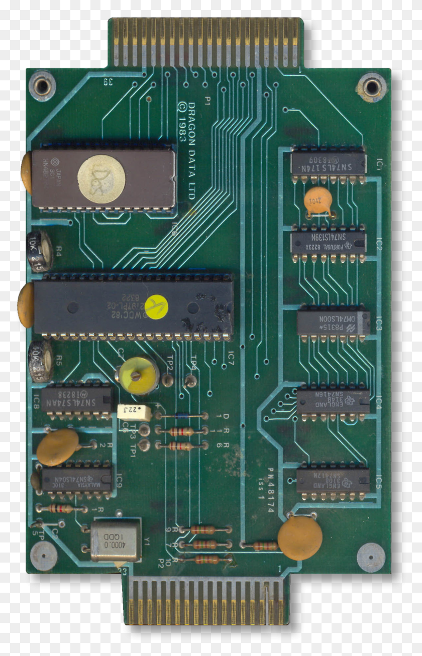 1197x1913 Diskcontroller Pcb Top Electronic Component, Компьютер, Электроника, Оборудование Hd Png Скачать
