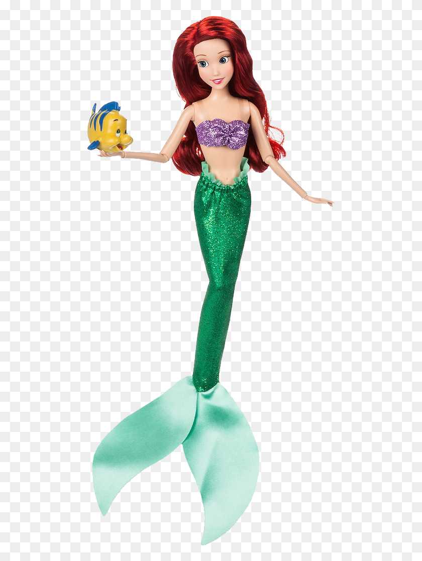 495x1057 Disney Ariel Classic Doll, Toy, Figurine, Person HD PNG Download