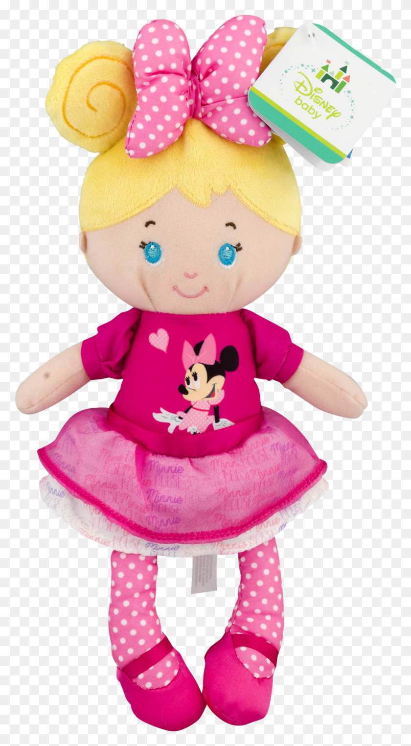 959x1801 Disney Baby Minnie Mouse Doll Blonde Disney Baby Minnie Mouse Blonde Plush Doll, Toy, Person, Human HD PNG Download