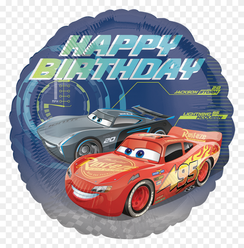 982x1000 Disney Cars Happy Birthday Gif, Car, Vehicle, Transportation HD PNG Download