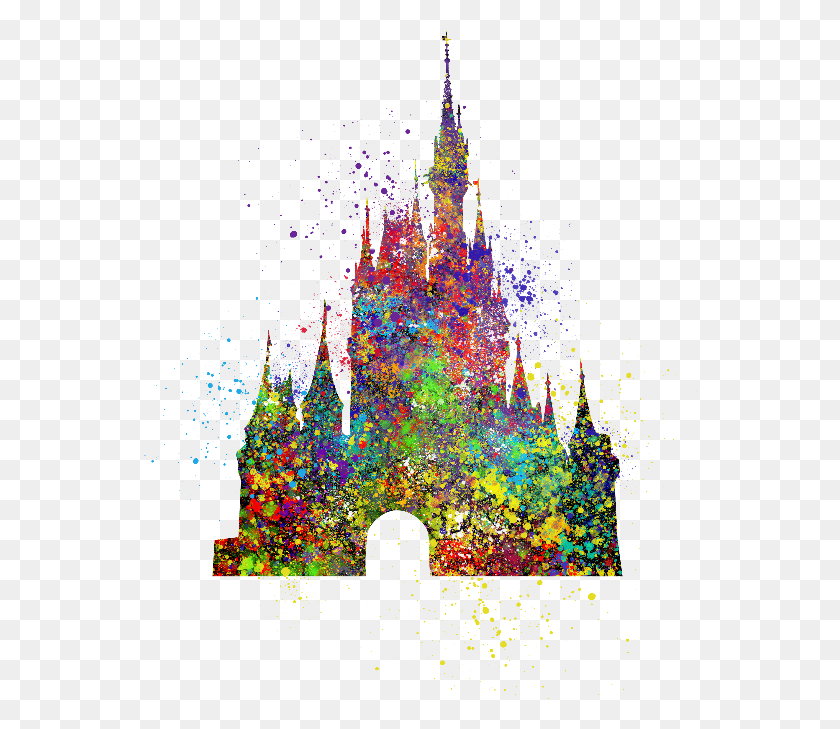 554x669 Disney Castle Cinderella Illustration, Spire, Tower, Architecture HD PNG Download