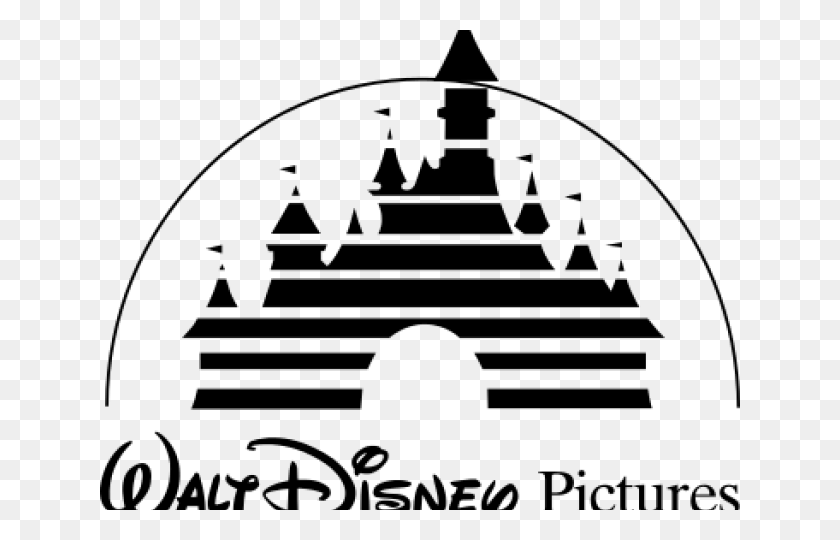 640x480 Disney Castle Logo With Tinkerbell, Grey, World Of Warcraft Hd Png