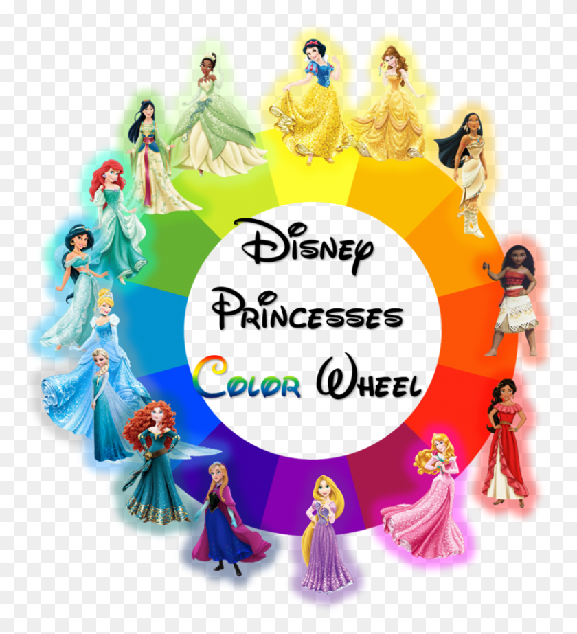 815x902 Disney Characters Color Wheel, Graphics, Person HD PNG Download