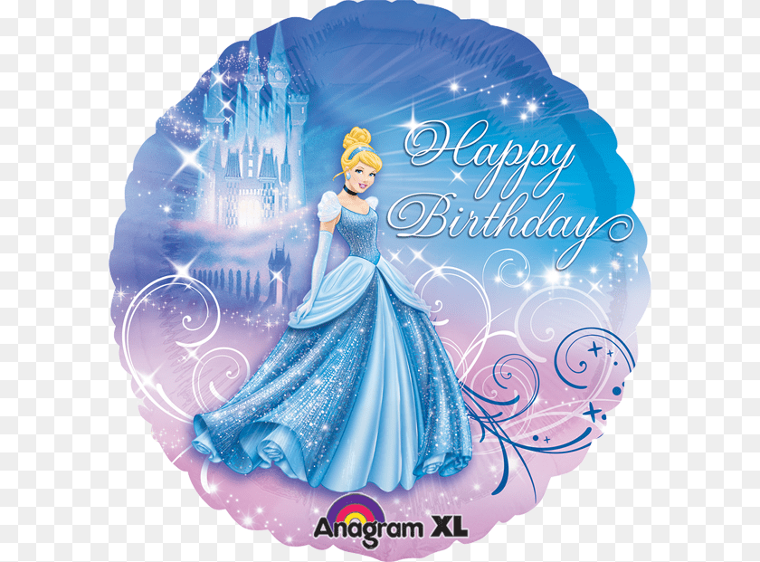 Disney Cinderella Happy Birthday, Adult, Wedding, Person, Female Sticker PNG