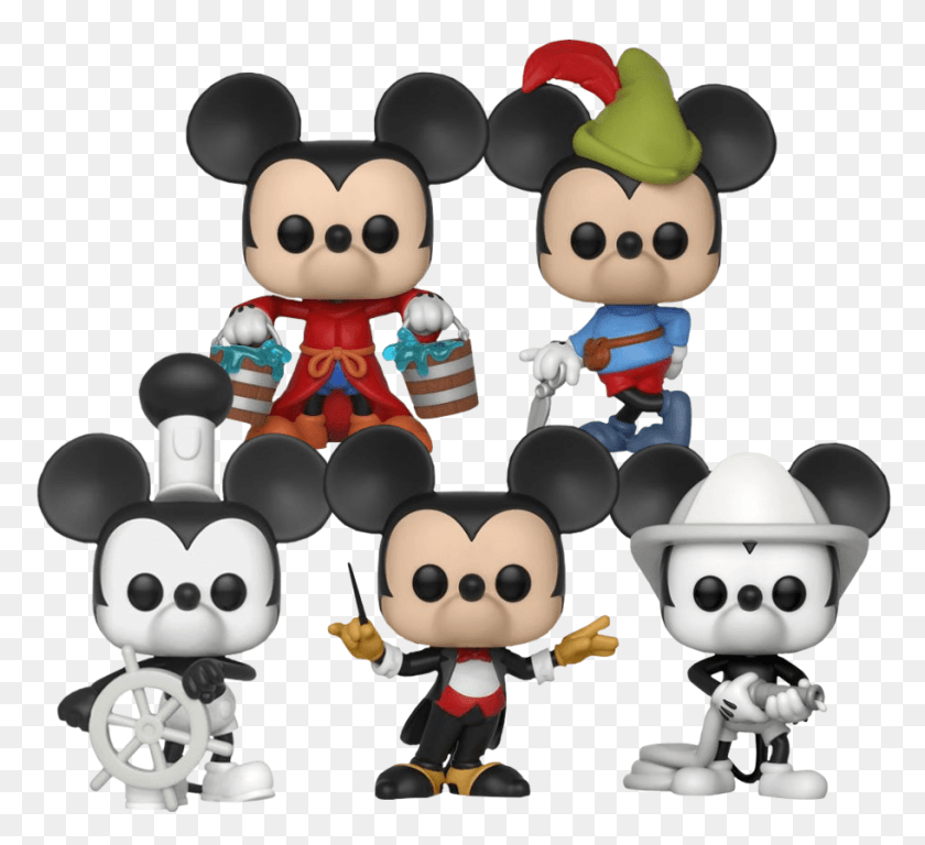 911x828 Disney Funko Pop Mickey Mouse 90 Aniversario, Juguete, Robot, Figurilla Hd Png