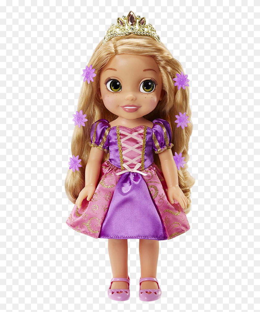 430x947 Disney Hair Glow Rapunzel Doll, Toy, Barbie, Figurine Hd Png