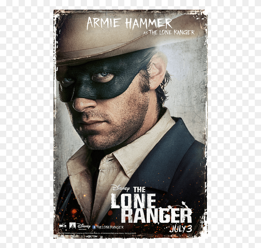 498x736 Disney Has Recently Released The Trailer To The Lone Lone Ranger, Person, Human, Hat HD PNG Download