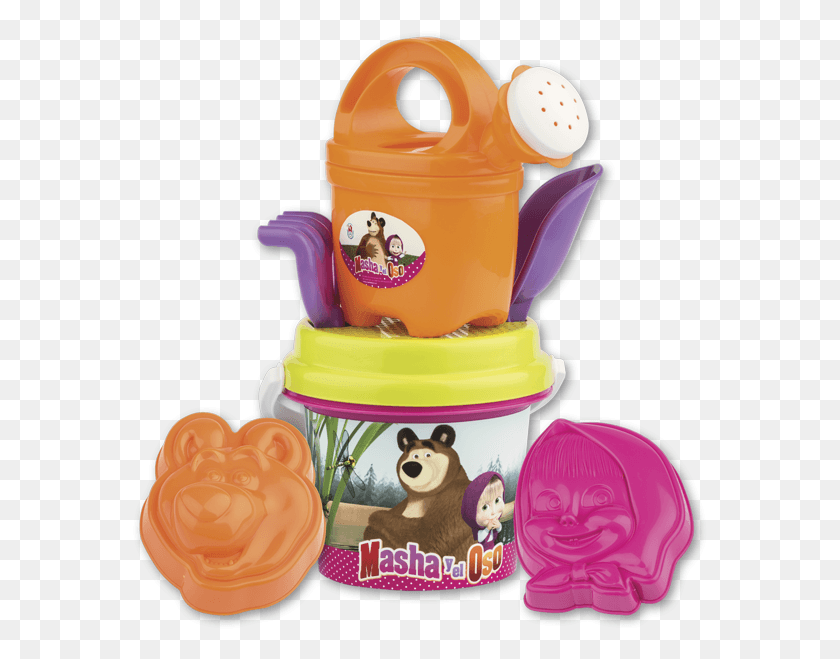 575x599 Disney Masha And The Bear Eau De Toilette 100ml Unisex Baby Toys, Birthday Cake, Cake, Dessert HD PNG Download