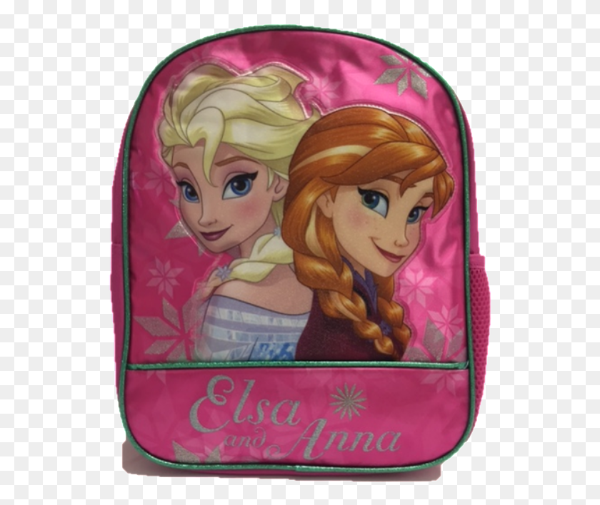 538x648 Disney Medium Frozen Backpack Elsa Frozen Painting, Bag, Person, Human HD PNG Download