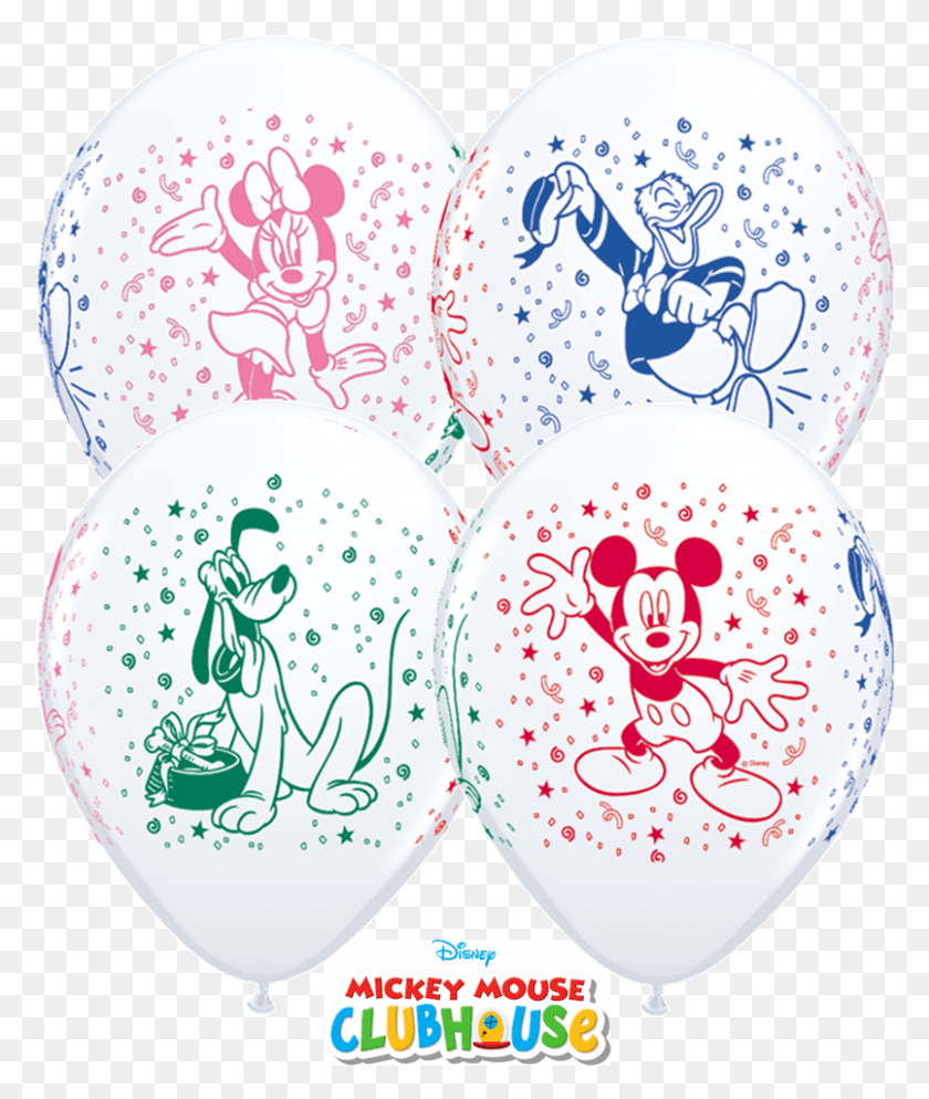 805x964 Disney Mickey Amp His Pals Latex Balloons Mickey Mouse Club House, Porcelain, Pottery HD PNG Download