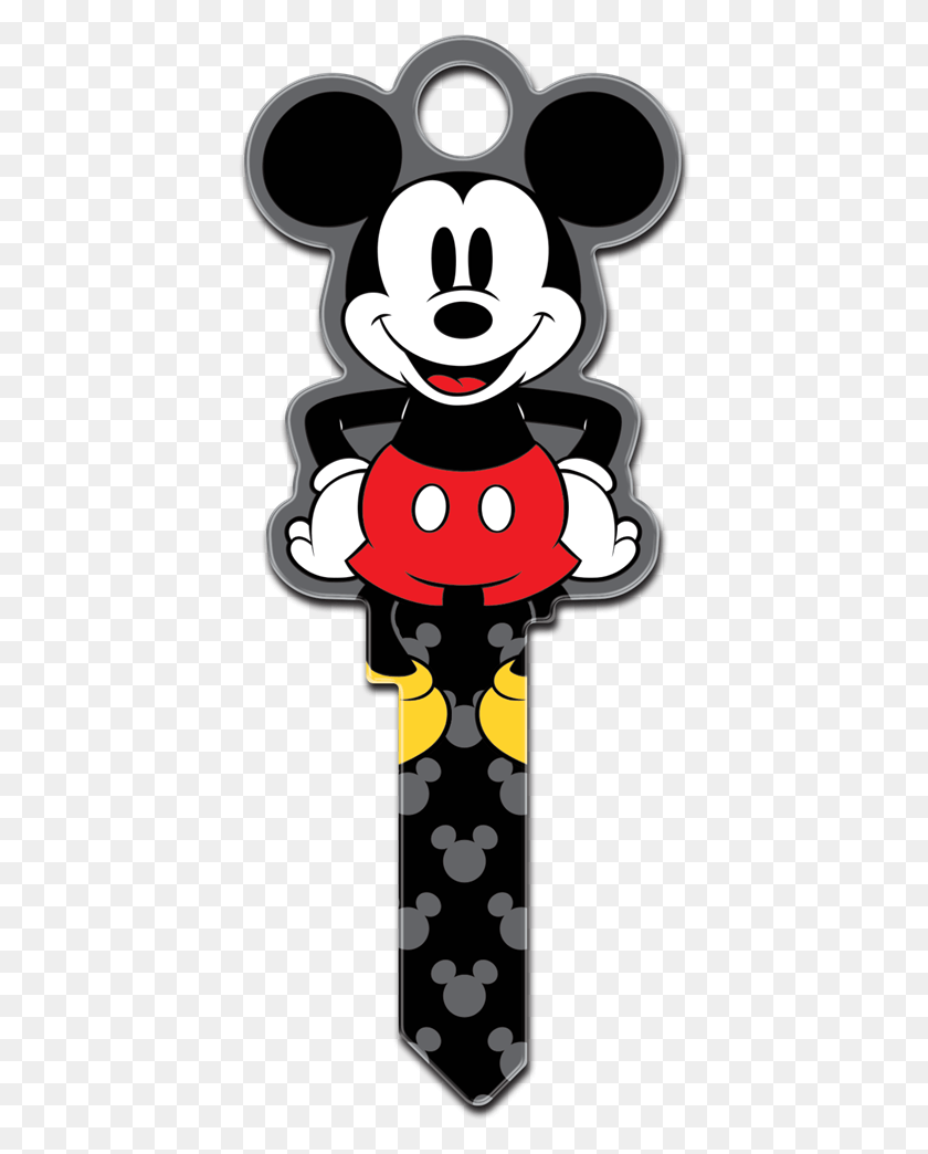 410x984 Descargar Png / Llave De La Casa Pintada Con Licencia De Mickey Mouse De Disney