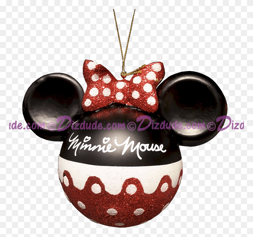 1601x1499 Disney Minnie Mouse Ears Christmas Tree Ornament Insect, Pendant HD PNG Download