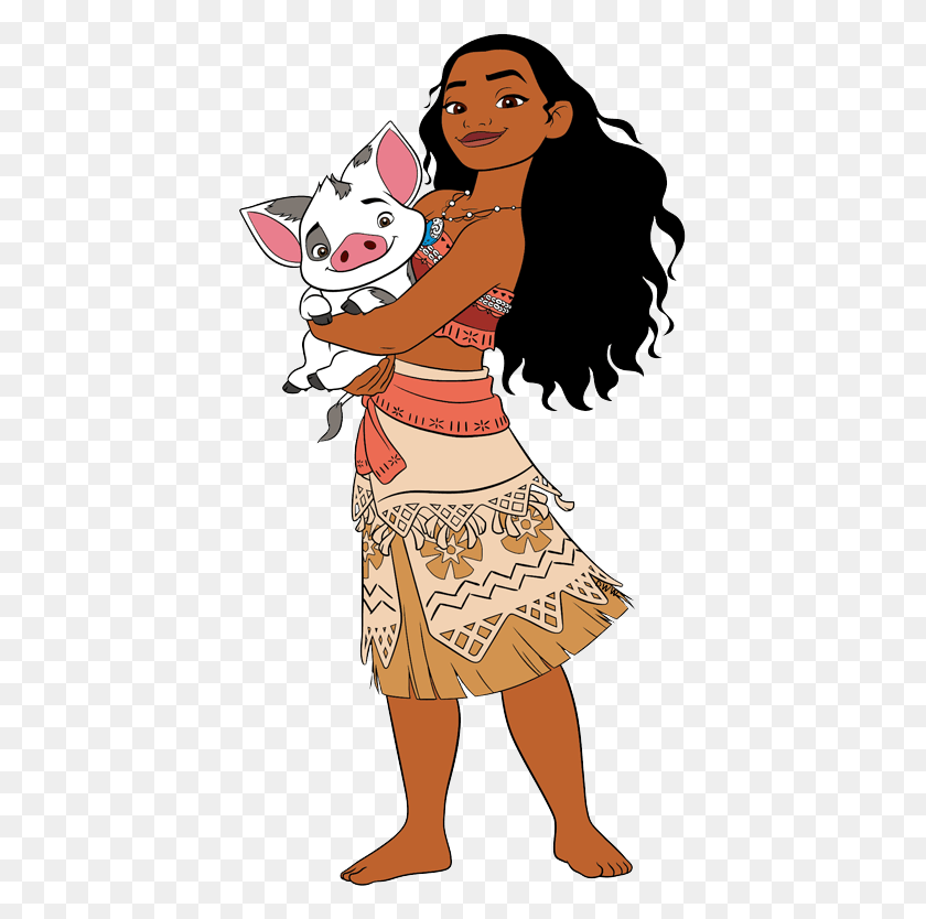 405x774 Disney Moana Cartoon Moana And Pua Coloring Pages, Performer, Person, Human HD PNG Download
