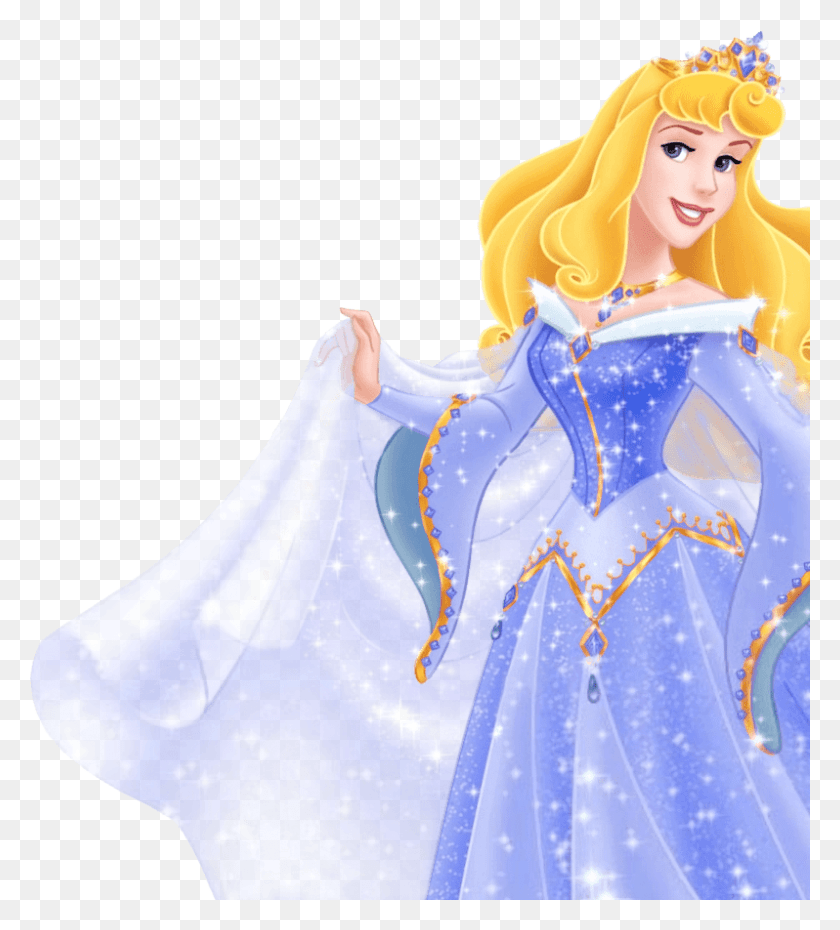 798x891 Disney Princess Aurora Blue Dress Disney Princess Aurora Blue Dress, Clothing, Apparel, Doll HD PNG Download