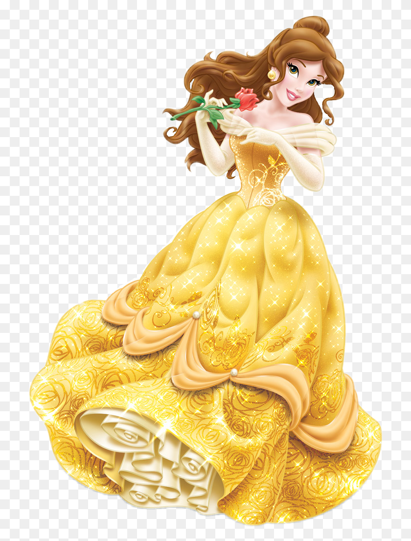 724x1045 Disney Princess Belle Redesign, Figurine, Wedding Cake, Cake HD PNG Download