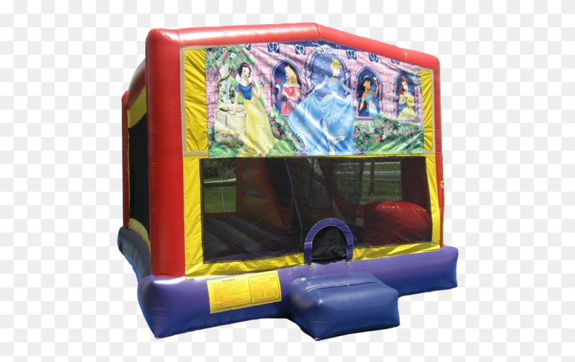 502x469 Disney Princess Bouncerslide Combo Inflatable, Crib, Furniture HD PNG Download