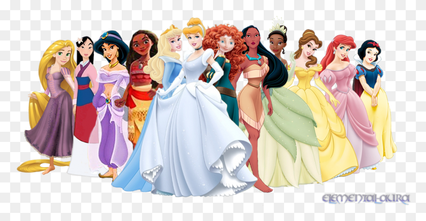 1247x602 Disney Princess Images Disney Princesses With Moana All Disney Princesses Including Moana, Comics, Book, Person HD PNG Download