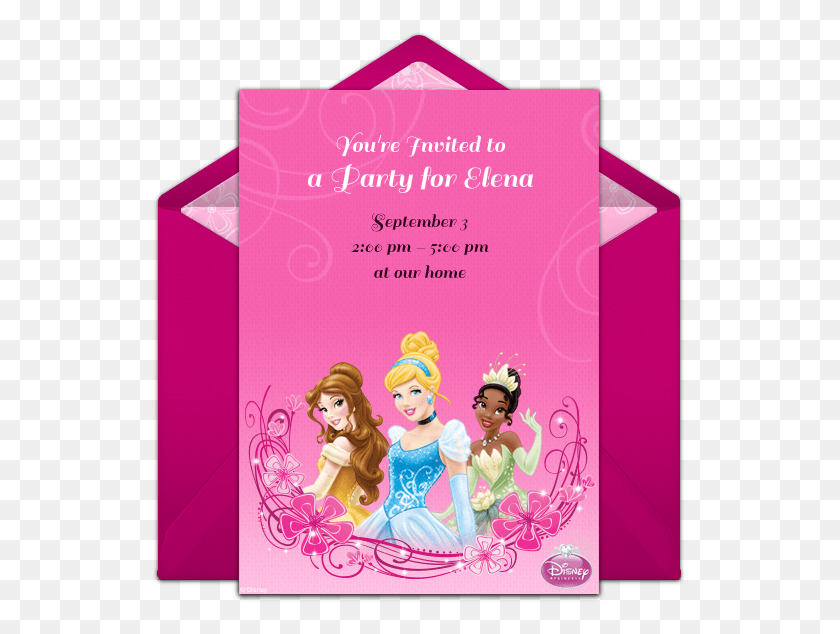 535x574 Descargar Png / Princesa De Disney En Línea Invitación Princesa Celestia Invitaciones De Cumpleaños, Persona Humana, Barbie Hd Png