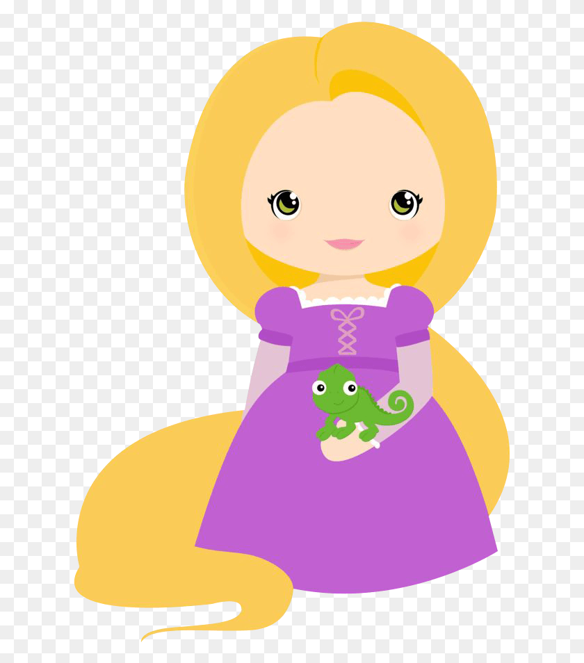 629x894 Disney Princess Rapunzel Baby Princess Little Princess Cute Rapunzel Clipart, Doll, Toy HD PNG Download