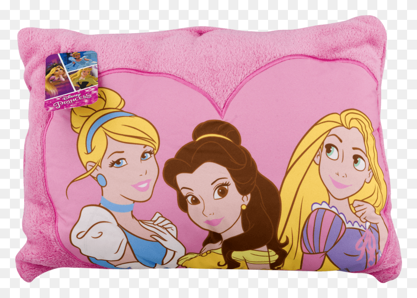 1801x1247 Disney Princess Toddler Pillow Princess Pillow, Cushion, Doodle HD PNG Download