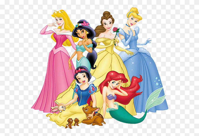 581x512 Disney Princesses Transparent Disney Princess, Person, Human, Graphics HD PNG Download
