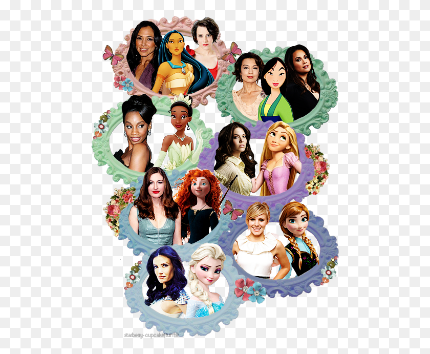 485x631 Disney Rapunzel Ariel Jasmine Aurora Cinderella Pocahontas Disney Princess Voice Actor, Collage, Poster, Advertisement HD PNG Download