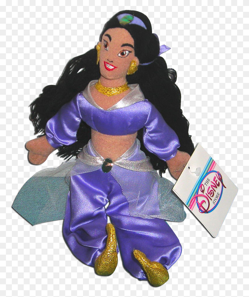 769x943 Disney Store Bean Bag Aladdin39s Princess Jasmine Plush Disney Prince Phillip Plush, Doll, Toy, Figurine HD PNG Download