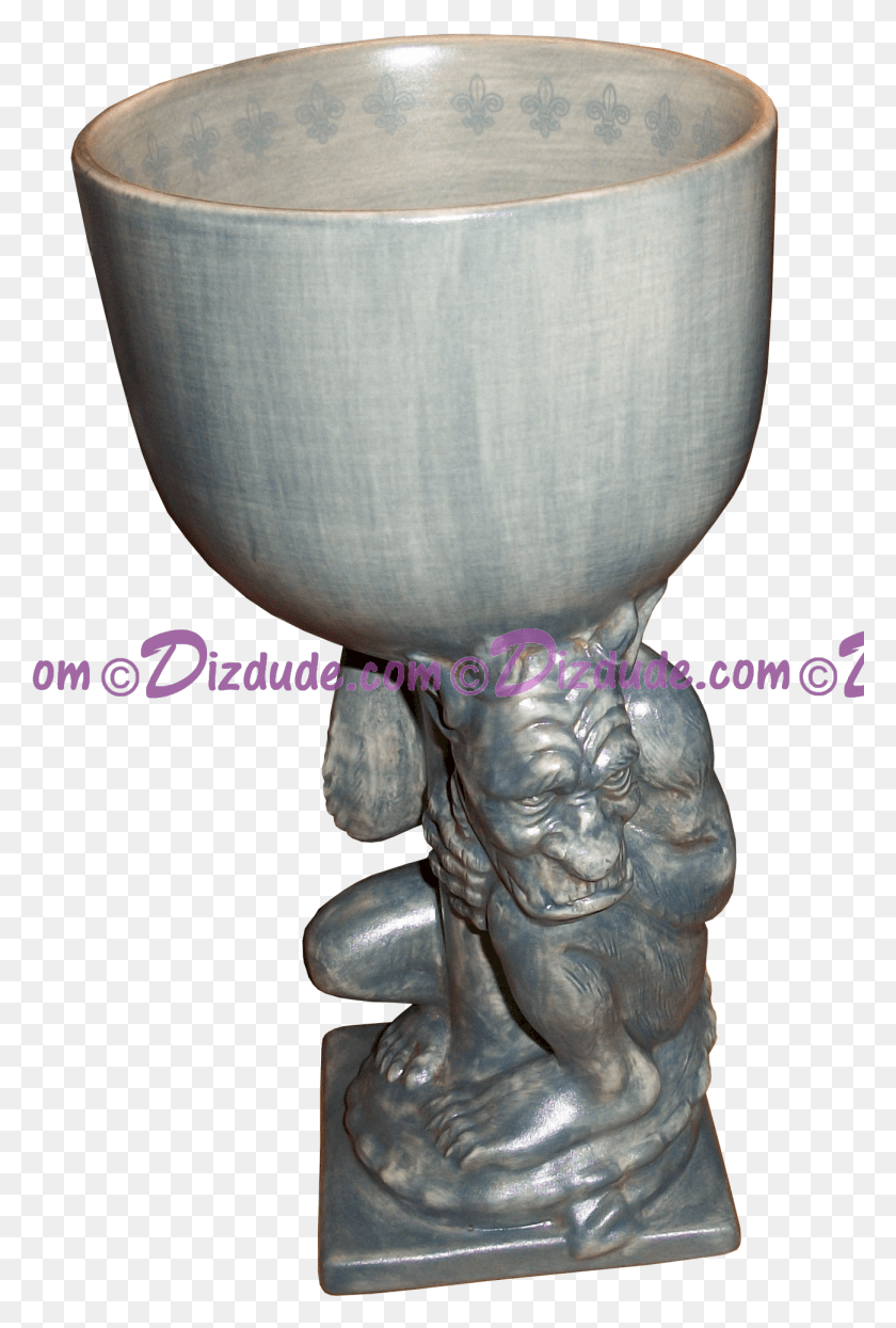 1298x1973 Disney Theme Parks Gargoyle Goblet Dizdude Statue, Figurine, Porcelain HD PNG Download