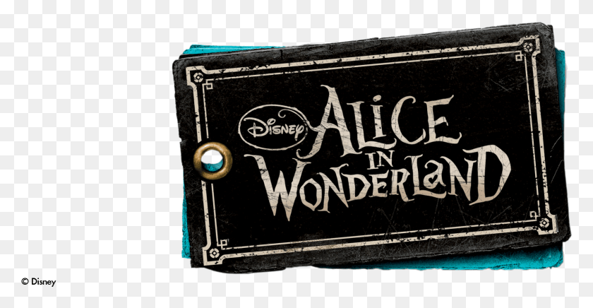 1499x723 Disney Tim Burton S Alice In Wonderland Alice In Wonderland Logo, Blackboard, Text HD PNG Download