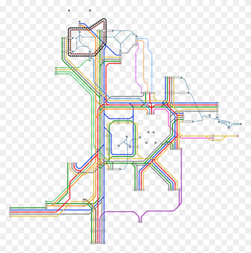 790x796 Disney Transportation Map Awesome How To Use The Transportation Monorail Disney Transportation Maps, Construction Crane, Electronics, Network HD PNG Download