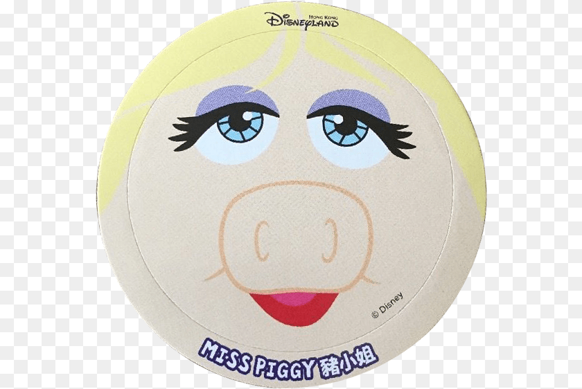 Disneyland Hong Kong Featuring Miss Piggy Circle, Home Decor, Rug, Face ...