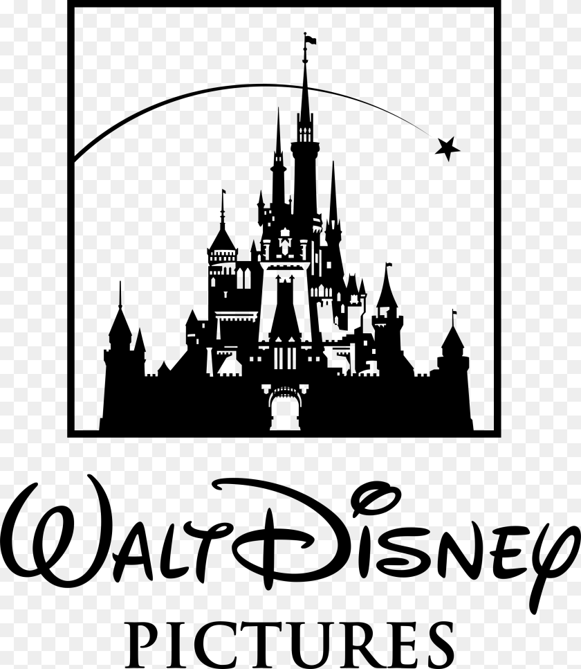 2400x2760 Disneyland Paris Logo Walt Disney Logo, Gray PNG