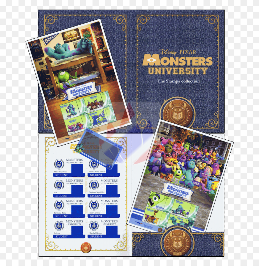 678x801 Disneypixar Monsters University Folder Ps Games, Game, Jigsaw Puzzle, Photography HD PNG Download